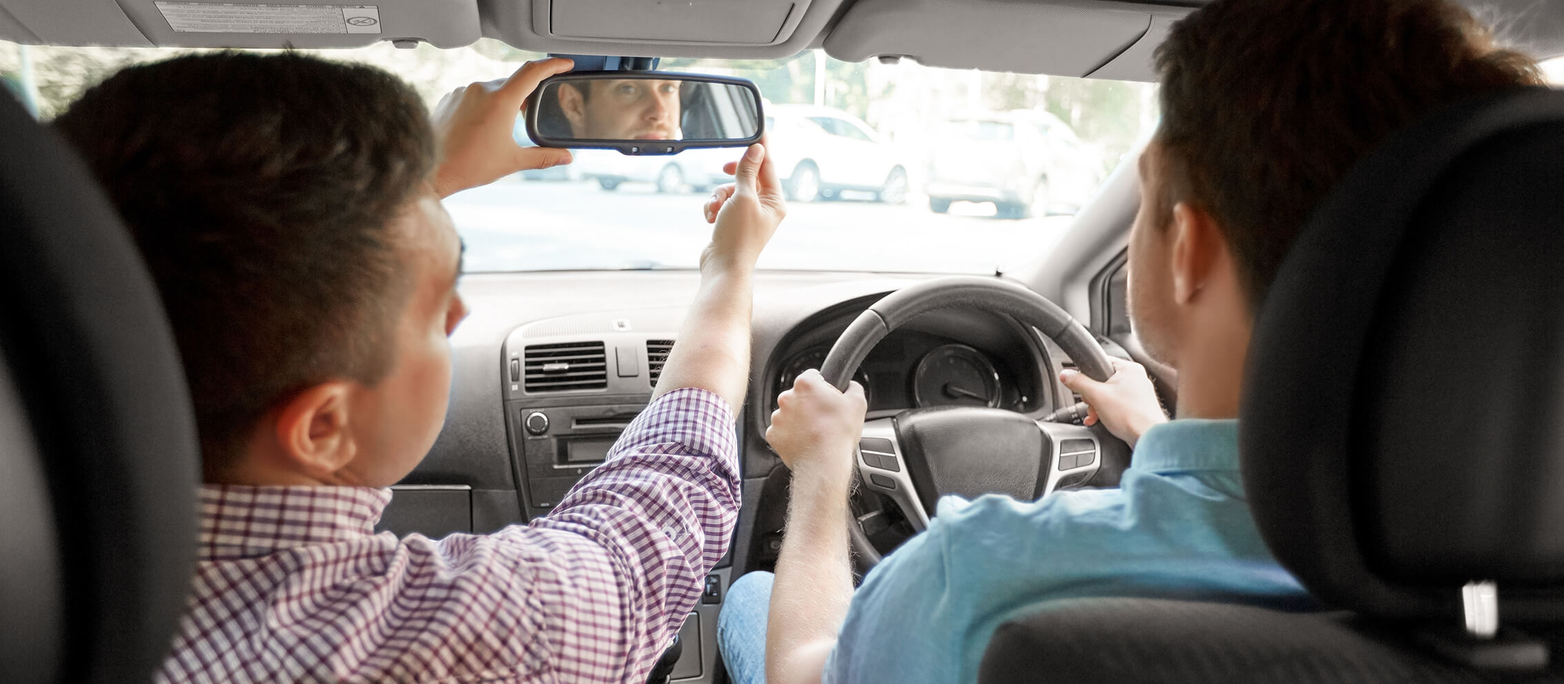 Adjusting Car Mirror